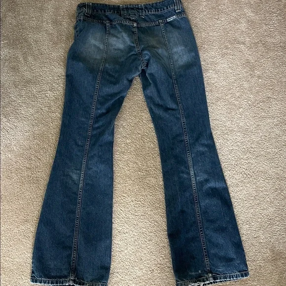 Vintage American Eagle Women's Blue Jeans - Picture 4 of 10